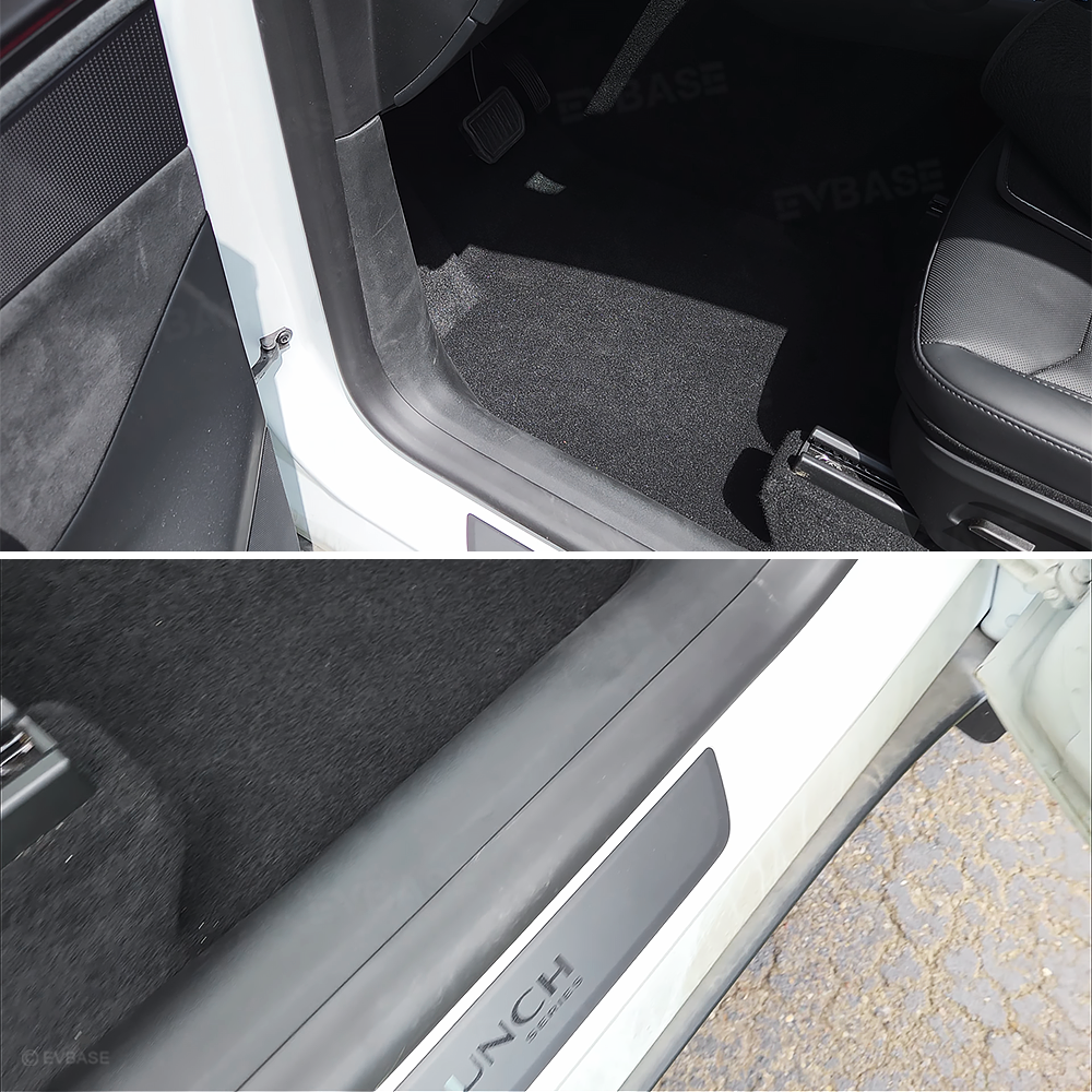 Model Y Juniper Front and Rear Door Sill Protectors Interior Door Protection Kit for Tesla