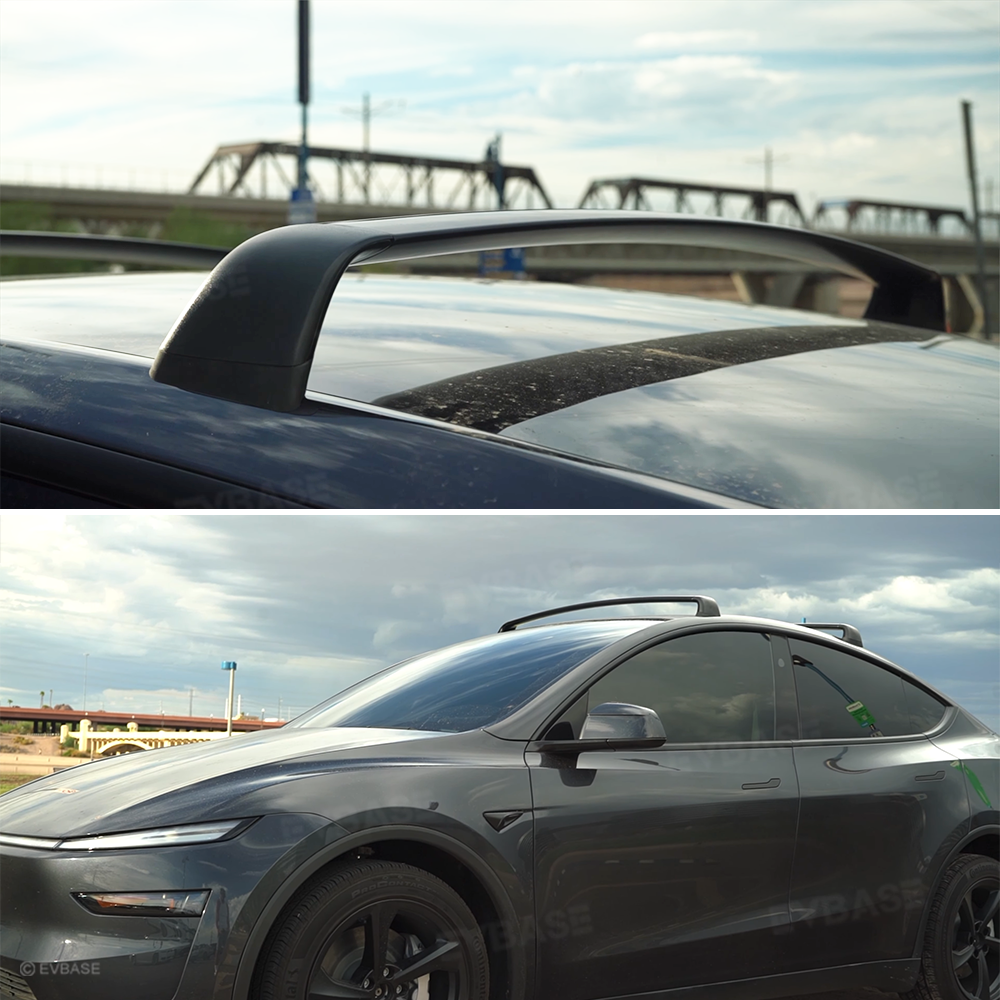 Tesla Model 3 Y Crossbar Roof Rack Lockable Cargo Carrier 2PCS