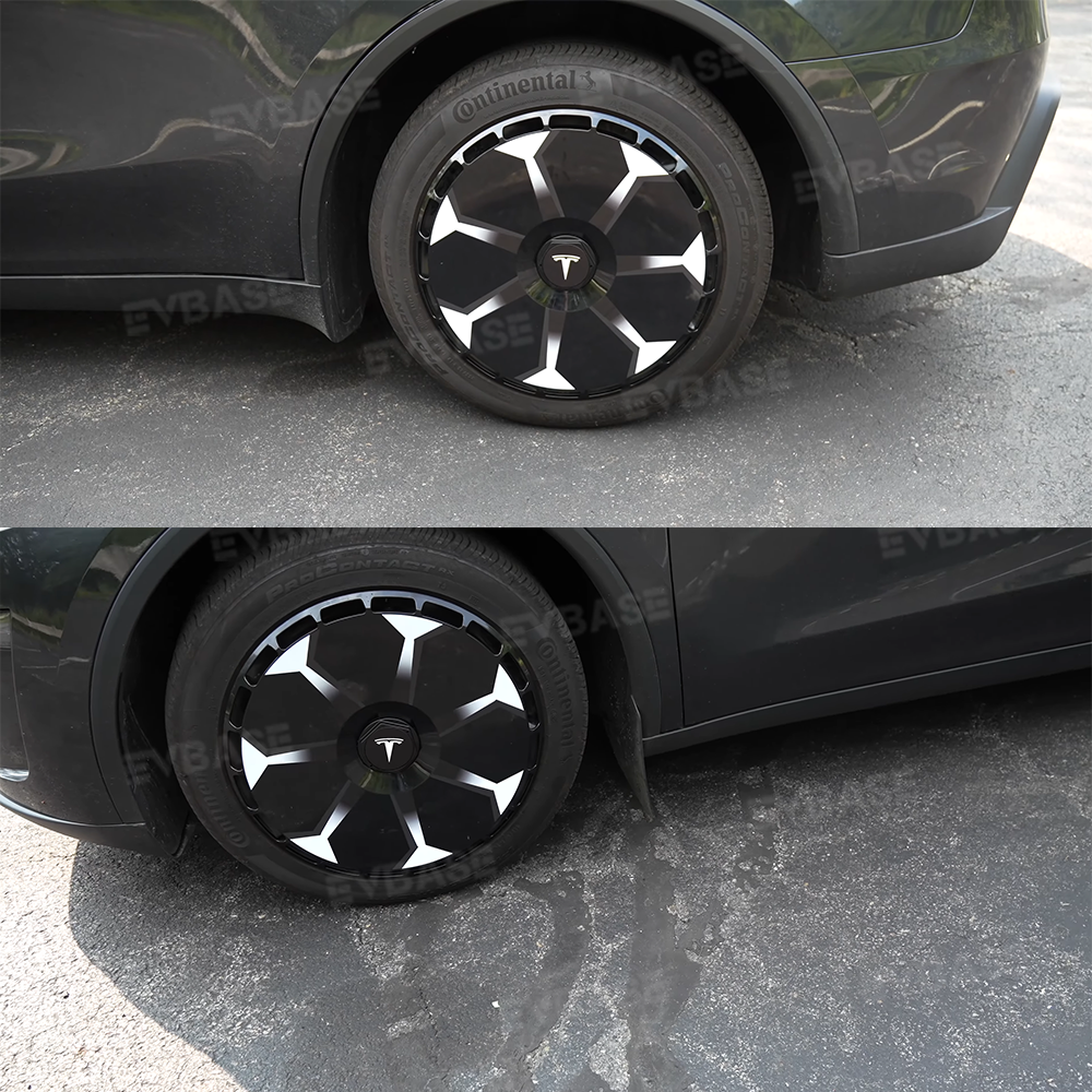 19'' & 20'' Wheels Covers Hub Caps for Model Y Juniper Customized Graphics Wheel Caps 4PCS