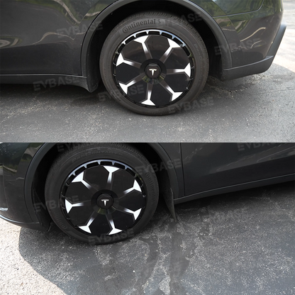 19'' & 20'' Wheels Covers Hub Caps for Model Y Juniper Customized Graphics Wheel Caps 4PCS