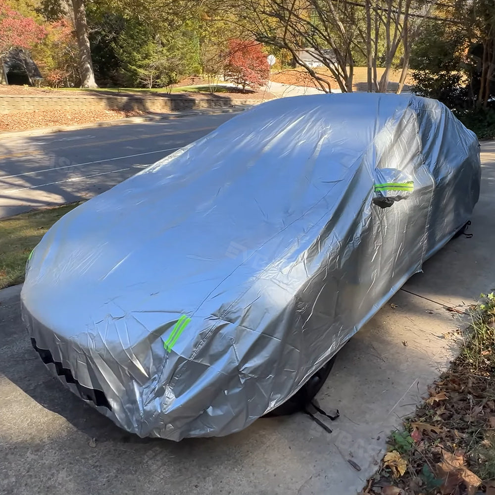 Model 3 X Y Full Car Cover Waterproof All Weather Protection Snow Proof Windproof Outdoor Car Covers for Tesla