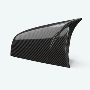 Tesla Model 3 Y Side Rearview Mirror Covers Real Carbon Fiber Cover Model 3 Y Exterior Accessories|EVBASE