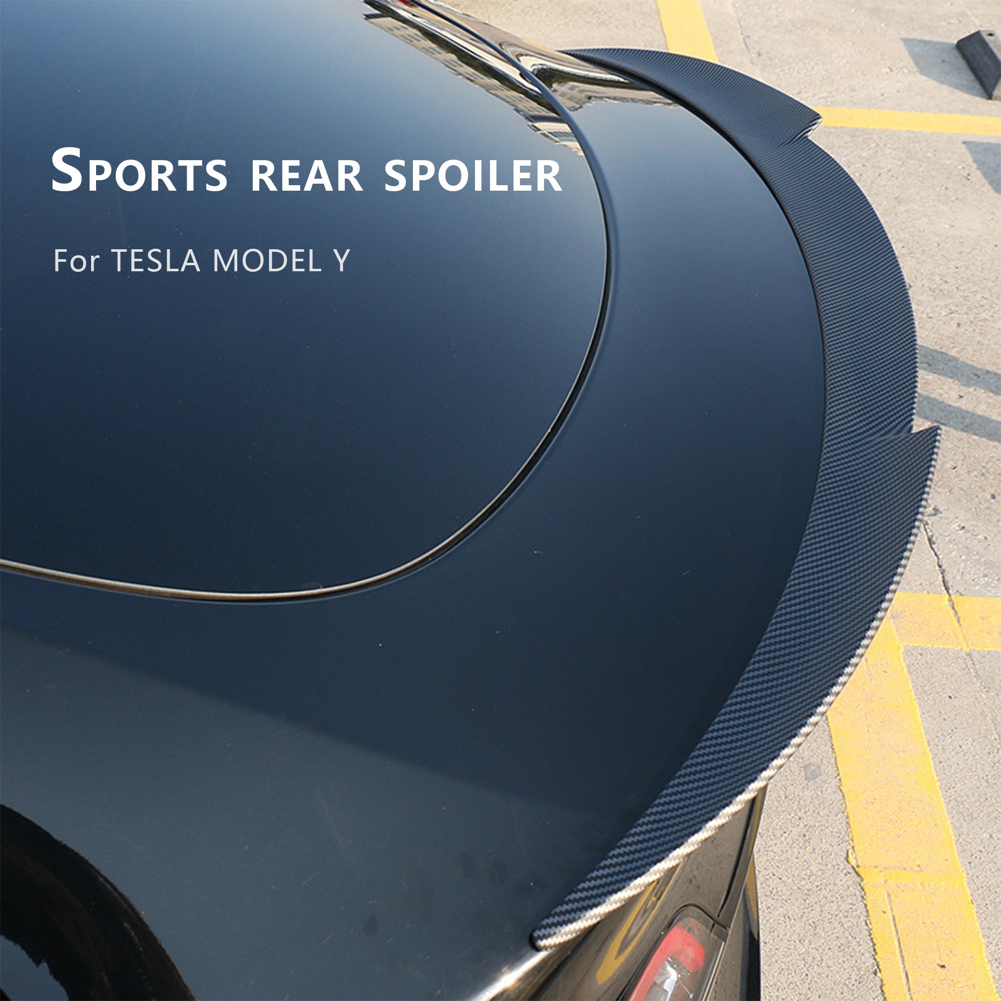 New Model 3 Y Spoiler Tesla RedLine Real Carbon Fiber Spoiler Wing for -  EVBASE-Premium EV&Tesla Accessories