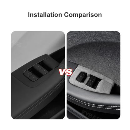 Model 3 Highland Alcantara Window Lift Switch Button Cover Left Hand Drive Panel Trim Sticker for Tesla