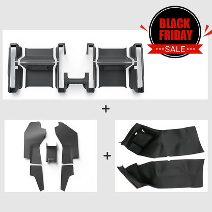 Model Y Juniper Interior Protection Covers Center Console Side & Rear Center Console Lower Protection Mats & Rear Trunk Side Protectors & Seat Slide Rail Anti-Kick Guard for Tesla