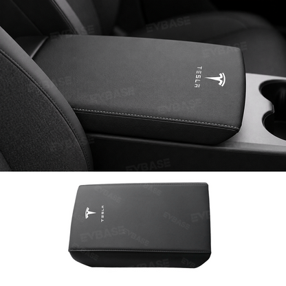 Model Y Juniper Standard Armrest Cover Center Console Armrest Box Cover Anti-Scratch Protector with Logo