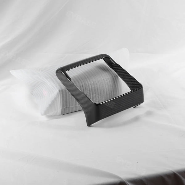 Tesla Cybertruck Rear Screen Frame Cover Real Carbon Fiber Rear Air Ve ...