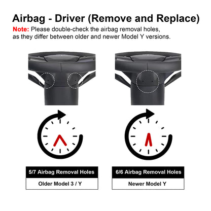 EVBASE Model 3 Y Yoke Steering Wheel Inspired By Cybertruck Style For Tesla