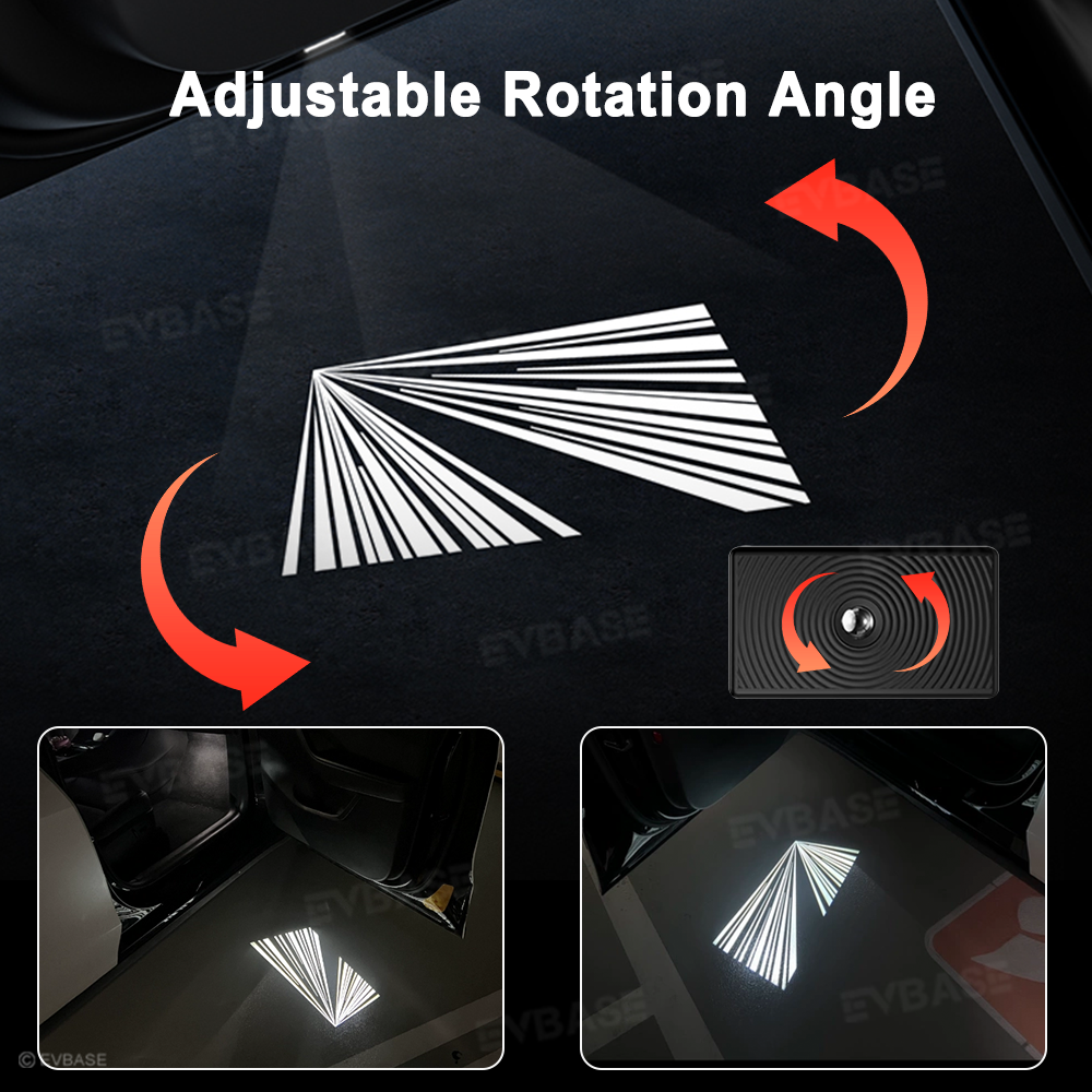 Puddle Lights Launch Series For Model Y/Y Juniper/3/3 Highland Time Tunnel Welcome Door Projector Lights