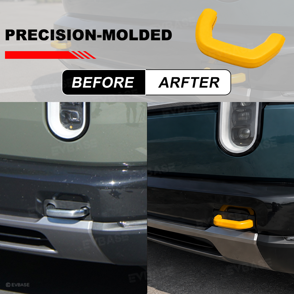 Front Bumper Tow Hook Covers for Rivian R2 Silicone Tow Hooks Protector