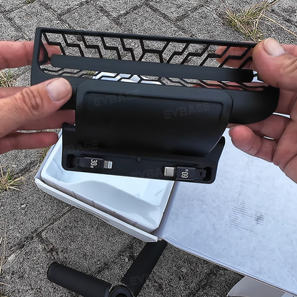 Model Y Juniper/ 3 Highland Rear Vent Expansion Dock with Retractable Fast Charging Cables Air Vent Cover for Tesla