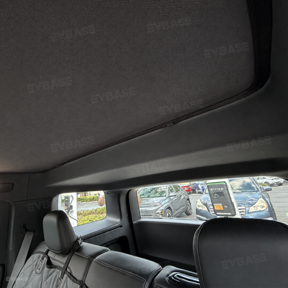 Glass Roof Sunshade for Rivian R2 Ice Crystal Sunroof Shade Foldable Heat Reflective Sun Visor