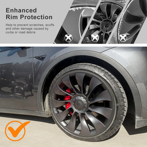 1pcs Tesla Rimcase Replacement Model Y 21-inch RimCase Tesla Überturbine Wheels Rim Protector 20inch