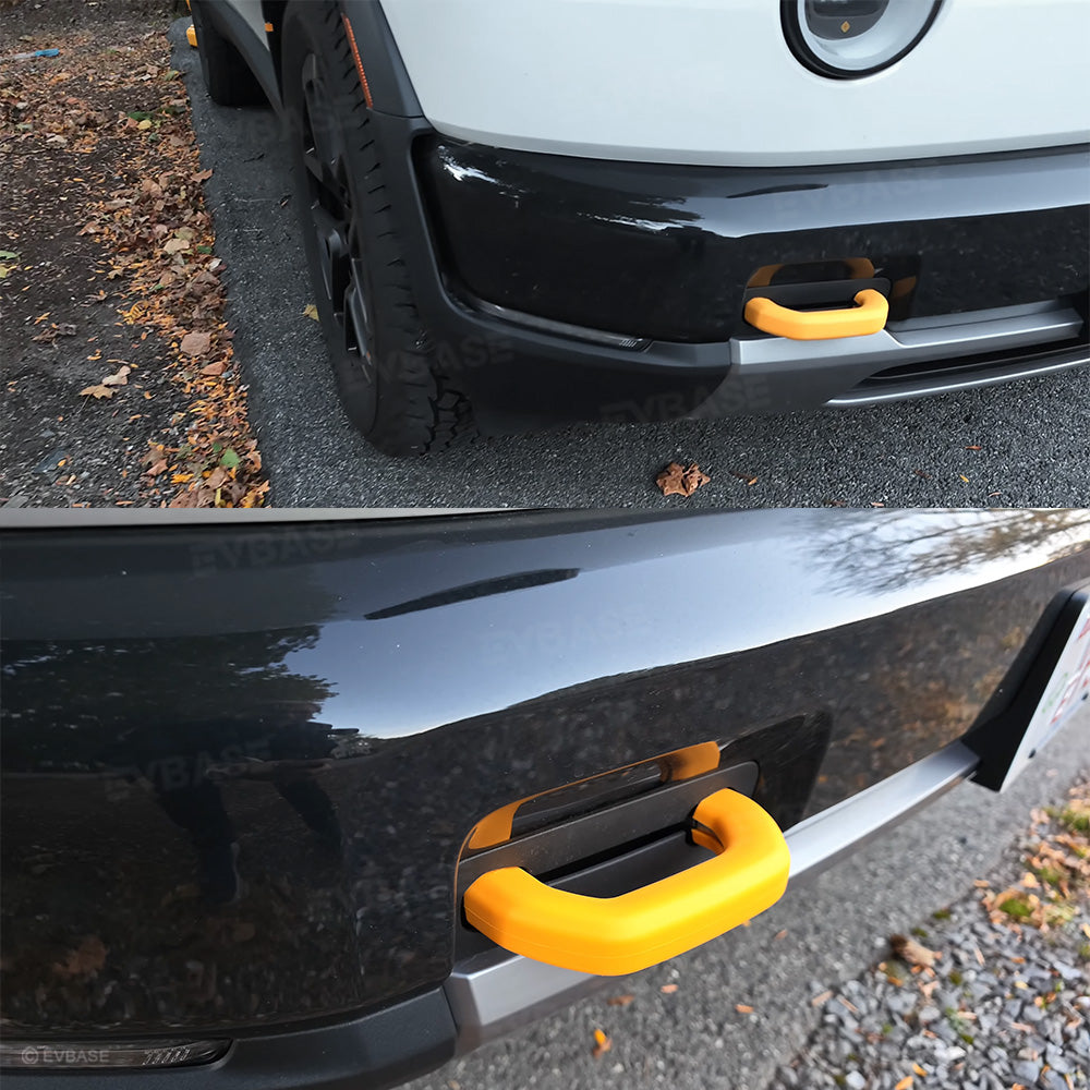 Front Bumper Tow Hook Covers for Rivian R2 Silicone Tow Hook Protector
