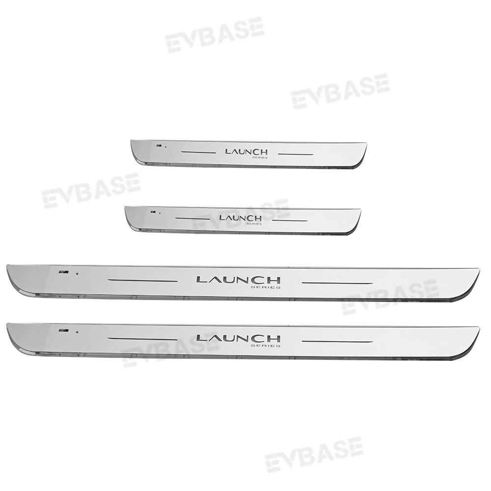 Tesla Model Y Juniper  Illuminated  Door Sills Covers Welcome Pedal Trim Protectors Plates With Launch Logo