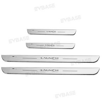 Tesla Model Y Juniper  Illuminated  Door Sills Covers Welcome Pedal Trim Protectors Plates With Launch Logo