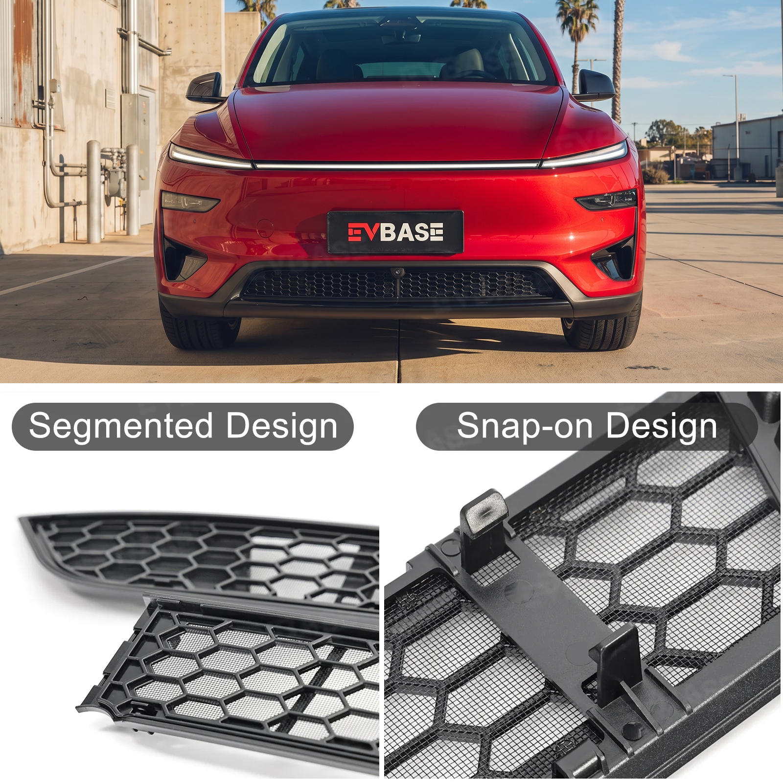 Model Y Juniper Performance Front Grille Mesh Insert Radiator Protector Insect & Debris Protection Panel