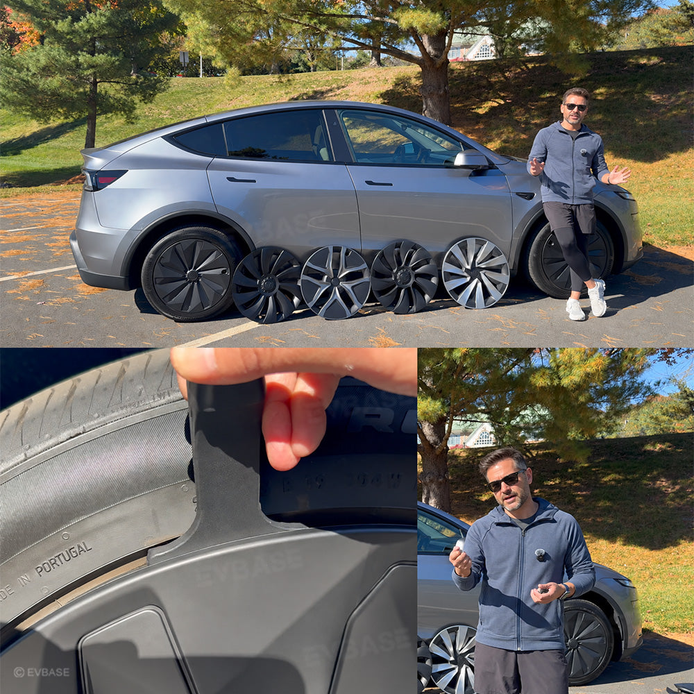 Model Y Juniper Wheel Cover Removal Tool Wheel Center Cap Removal Pry Bar Hubcap Repair Puller for Tesla Model Y/3/X/S