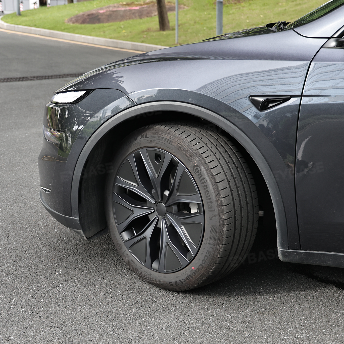 Model Y L Wheel Covers 19" Mecha Wheels Hubcaps Inspired By Model Y Performance