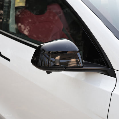 Model Y Juniper Side Mirror Cover Overlay Performance-Inspired Upgrade Rearview Mirror Cap Glossy Black