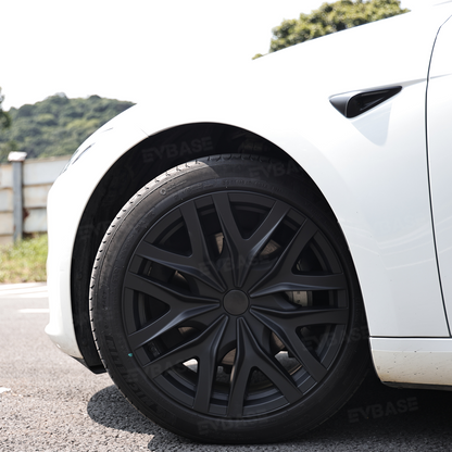 Model 3 Highland Wheel Covers 18" Photon Wheels Hubcaps Inspired By Model Y Performance