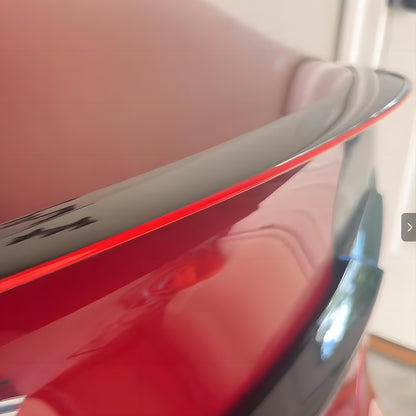 New Red Spoiler Carbon Fiber Model Y/3 Real Carbon Fiber Spoiler for Tesla