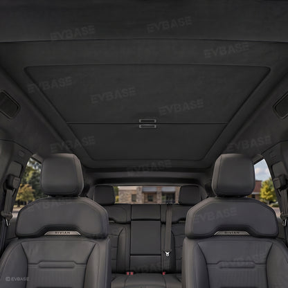 Retractable Roof Sunshade for Rivian R2 Glass Sunroof Shade UV Protection & Heat Insulation