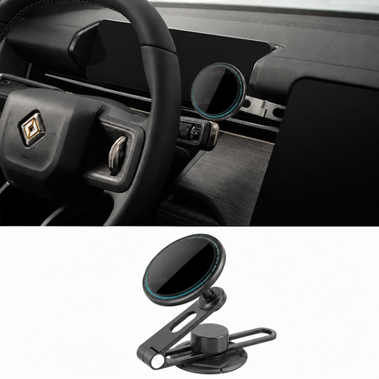 Phone Holder for Rivian R2 Adjustable Magnetic Phone Mount MagSafe Wireless Charging