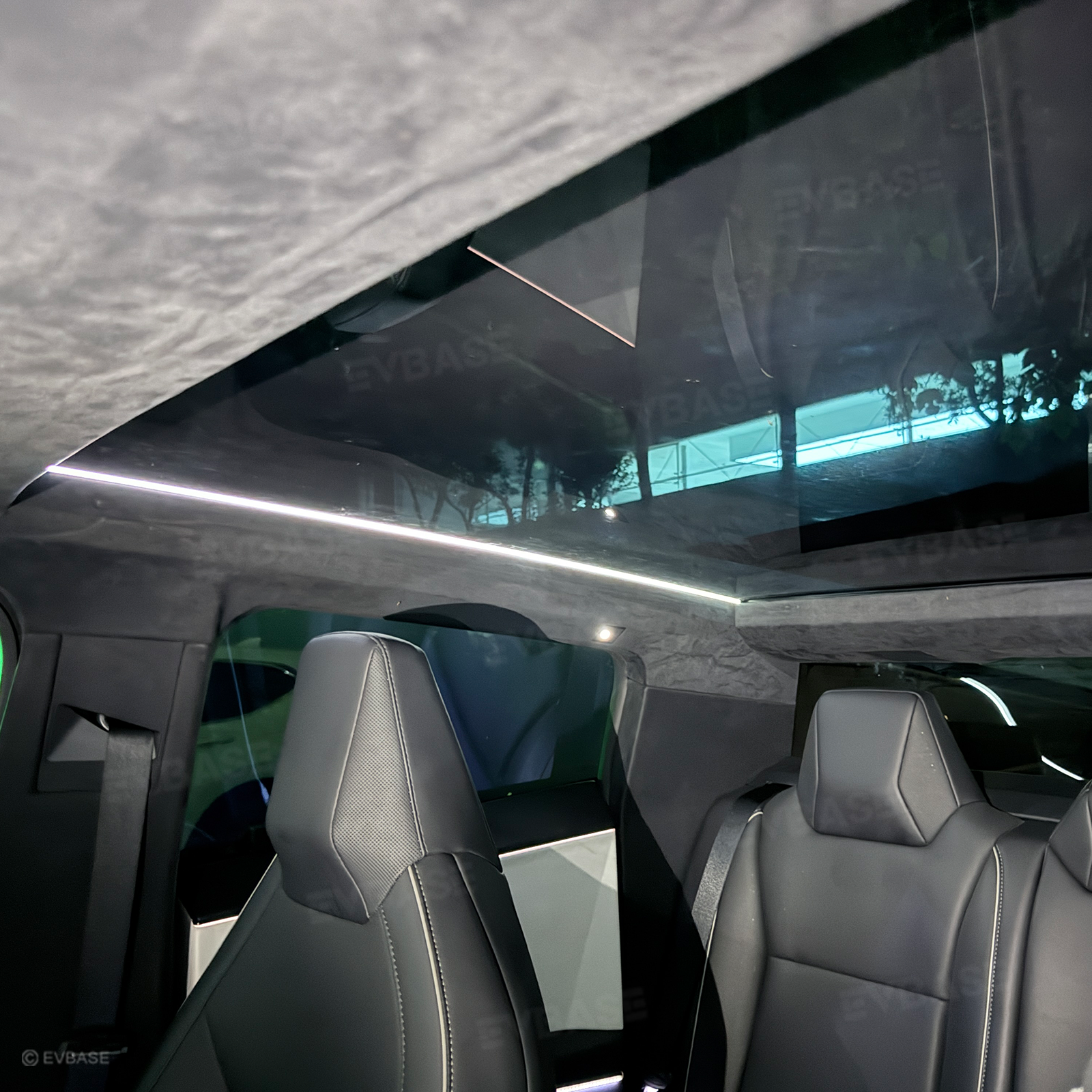 Cybertruck Sunroof Ambient Lighting RGB Interior Roof Lights with Factory Screen Control