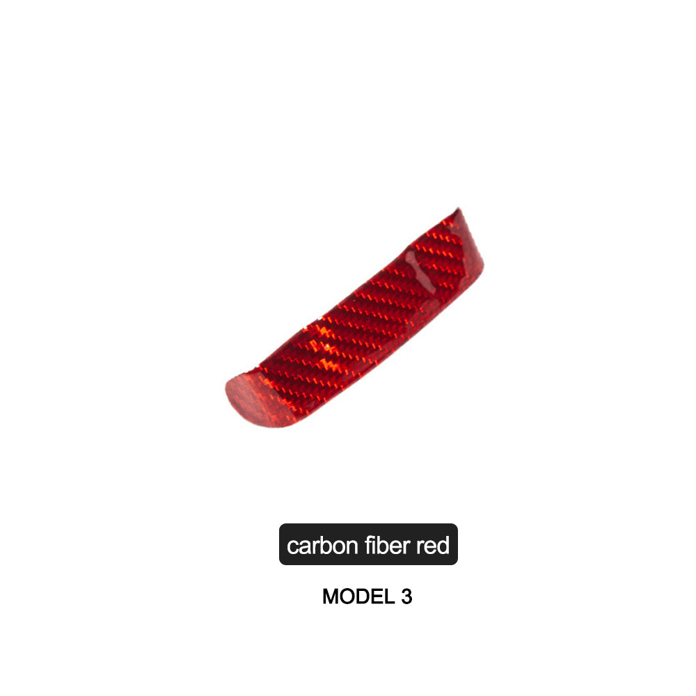 Model 3 Y Seat Belt Fascia Cover Real Carbon Fiber for Tesla Interior Accessories Seatbelt 2pcs