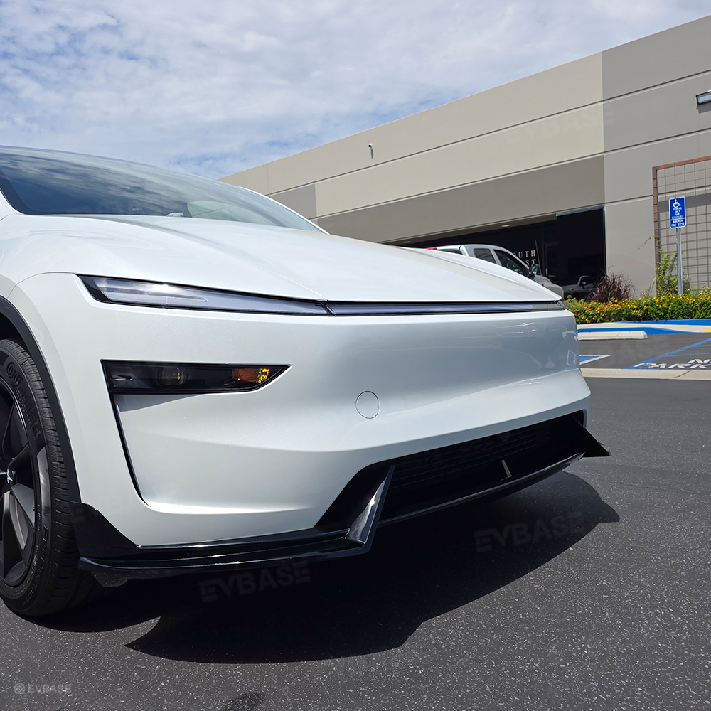Tesla Front Lip For Model Y Juniper V Style Front Splitter ABS Front Apron Body Kit