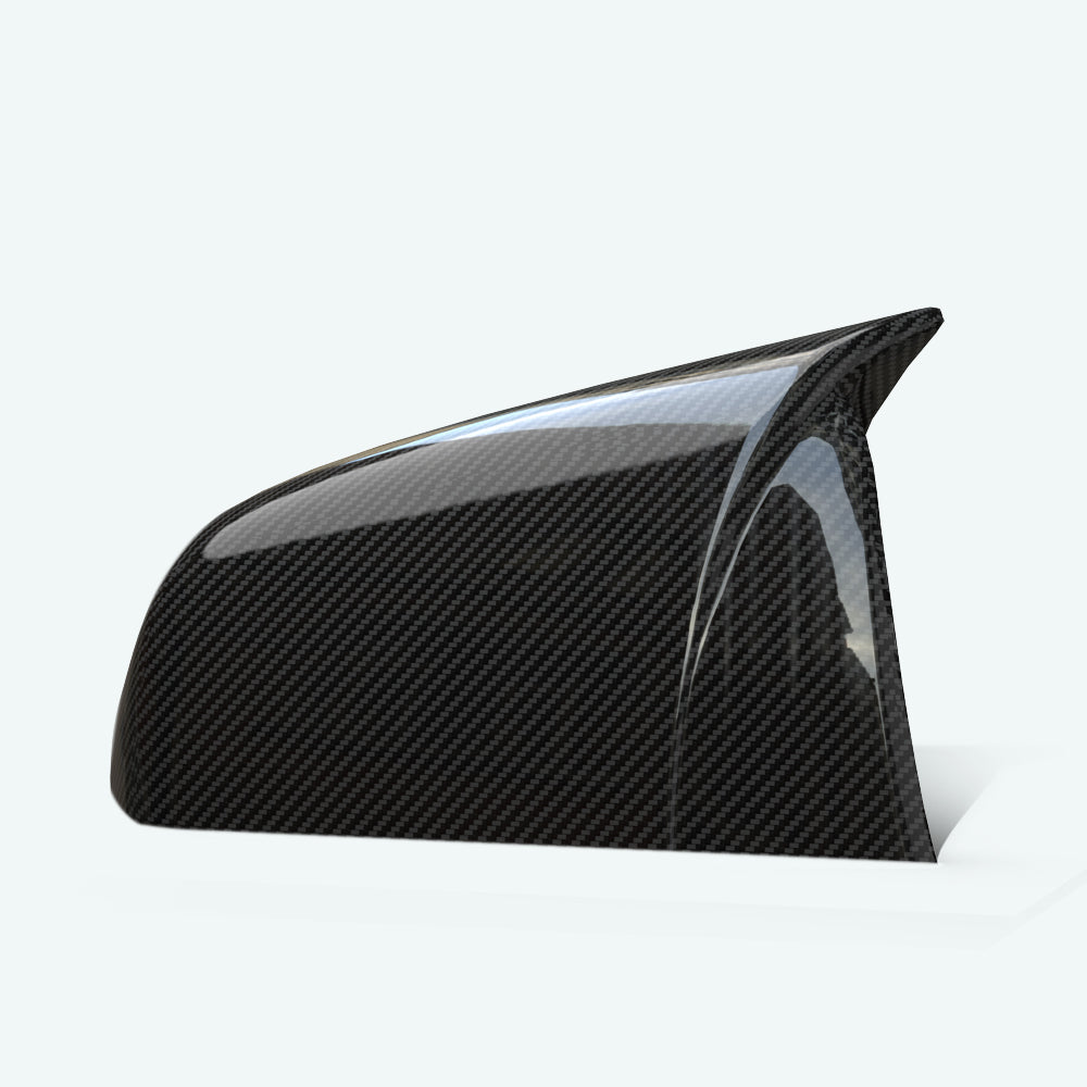 Tesla Model 3 Y Side Rearview Mirror Covers Real Carbon Fiber Cover Model 3  Y Exterior Accessories|EVBASE