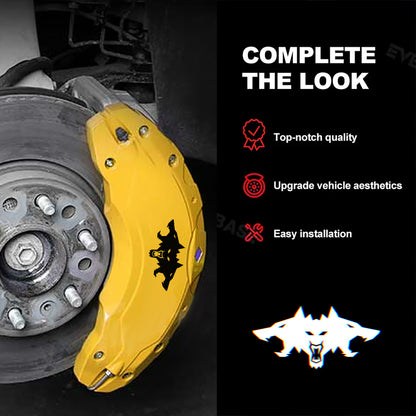 Cybertruck Brake Caliper Covers Wheel Hub Front Rear Caliper Protector With Cyberbeast Logo Decals