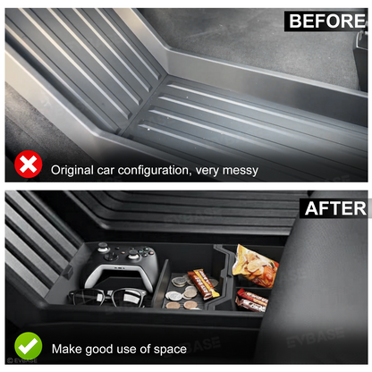 Cybertruck Lower Center Console Organizer Floor Console Storage Tray