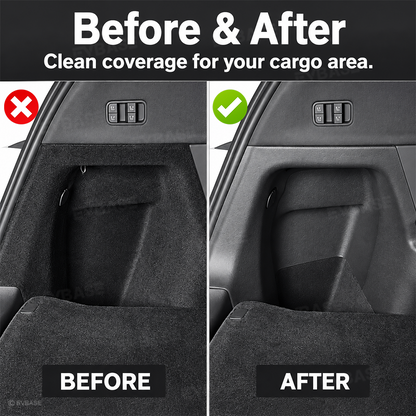 Model Y L Rear Trunk Side Panel Protectors TPE Interior Protection Covers
