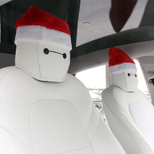 Christmas Hat Headrest for Tesla Model 3 S Y X Christmas Xmas Tesla