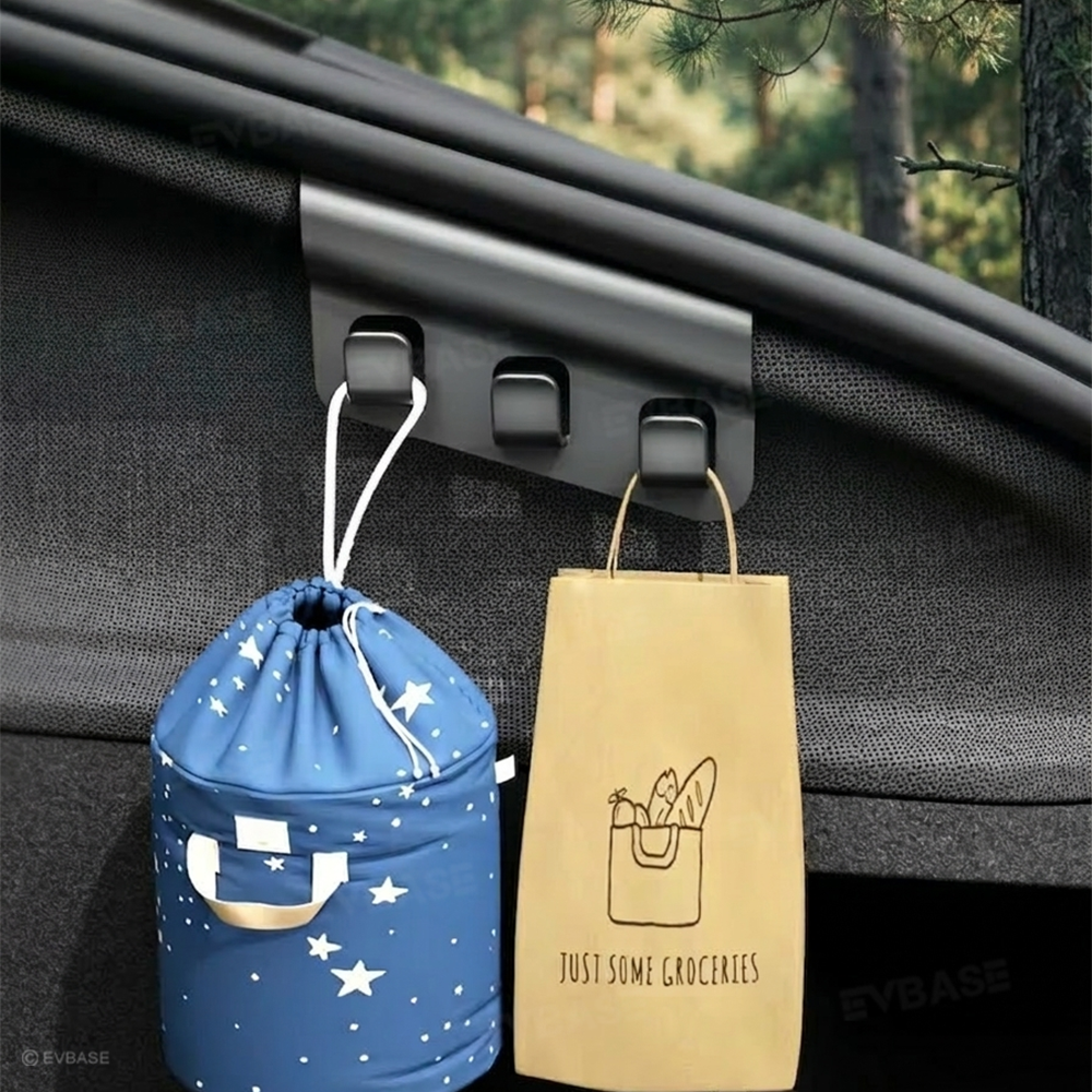 Model Y Juniper Rear Trunk Hook Organizer Grocery Bag Hook for Tesla ...