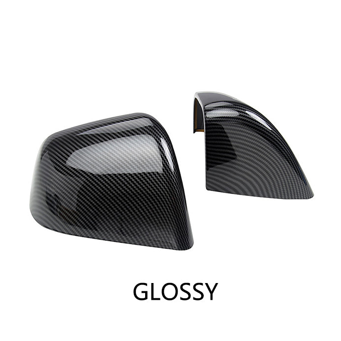 Model 3 Y Rearview Mirror Cover ABS Plastic Carbon Fiber Cover for Tesla