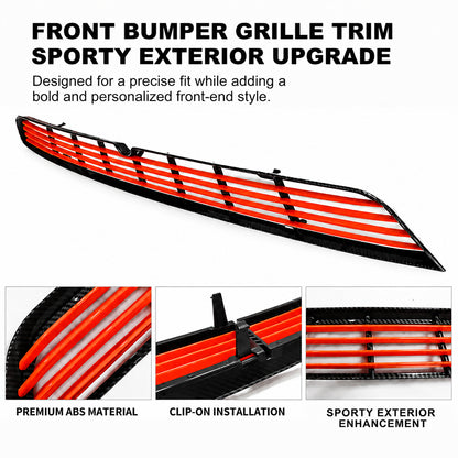 Model Y Juniper Front Bumper Lower Grille Trim Mesh Grille Decorative Cover Exterior Styling Upgrade