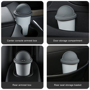 EVBASE Tesla Model 3 Y X S Cupholder Trash Can Tesla Interior Accessories