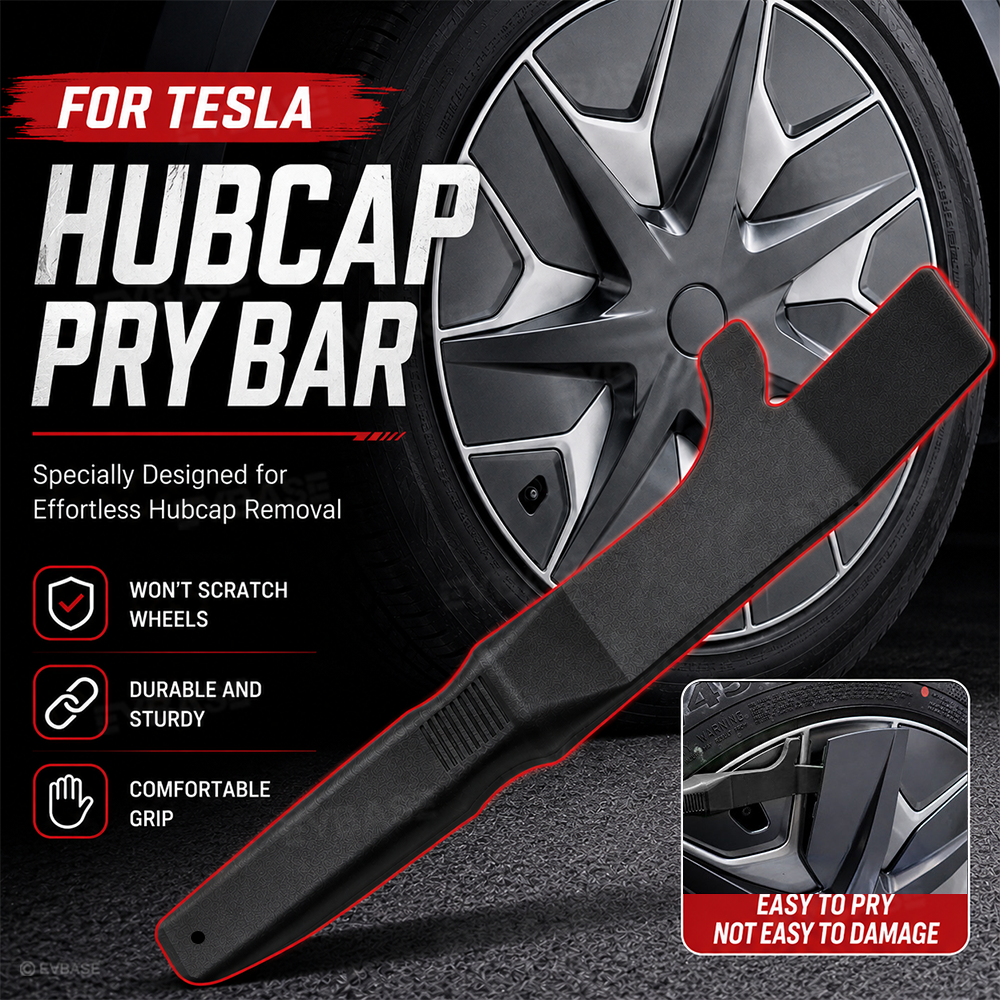 Model Y Juniper Wheel Cover Removal Tool Wheel Center Cap Removal Pry Bar Hubcap Repair Puller for Tesla Model Y/3/X/S