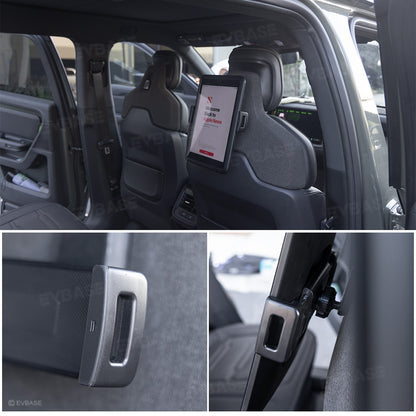 Back Seat Phone & Tablet Mount Anchor for Rivian R1T/ R1S/ R2 Magnetic Ball Mount Holder