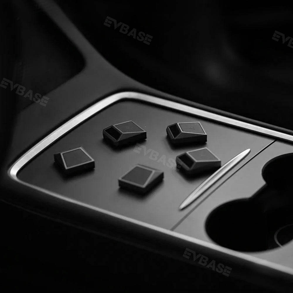 Tesla 3/Y/3 Highland Multi-function Shortcut Buttons Separate Programmable Customize With Cybertruck Planet Shape