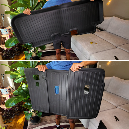 Model Y Juniper Floor Mat TPE Anti-Slip Trunk Mat Cargo Liner Back Seat Cover All Weather Protection