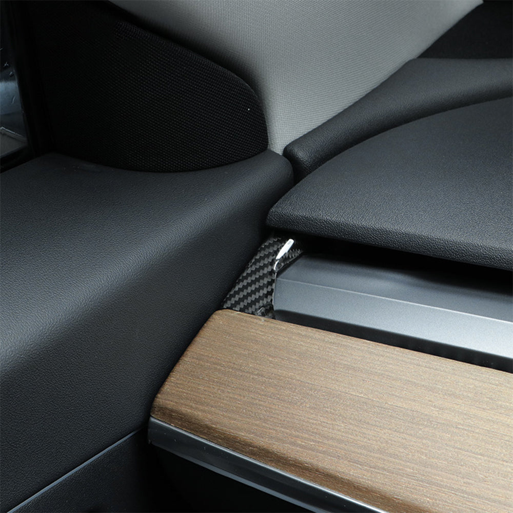 Model Y 3 Carbon Fiber Interior Accessories Dashboard Side Cover for Tesla