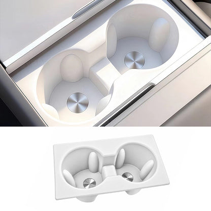 Model Y Juniper/ 3 Highland/ Y L Cup Holder Center Console Silicone Cup Holder Insert for Tesla Water Bottle Organizer