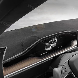 Tesla Model X/S Dashboard Mat Cover Light Shielding Non-Slip Dash Pad Instrument Panel Mat Shading Pad