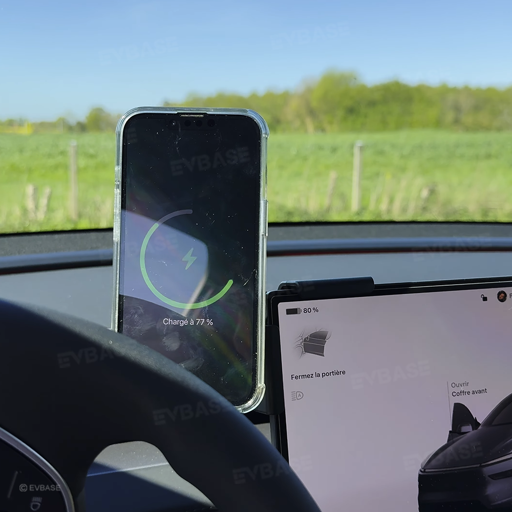 Model Y L Phone Mount Strongest Magnet Power Megasafe Car Mount Foldable Hidden Phone Holder