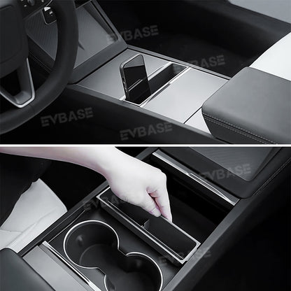 Model 3 Highland Center Console Organizer ABS Storage Box Tray Hidden Drawer for Tesla