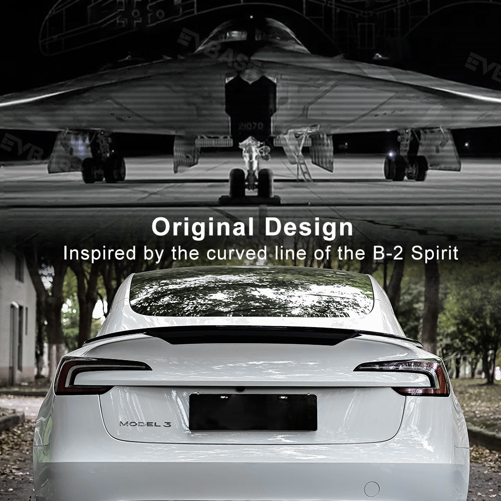Model 3 Highland Body Kit ABS Bumper Lip Diffuser Splitter Corners Front Bumper Rear Spoiler Wing for Tesla